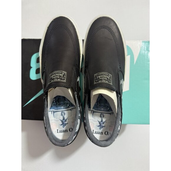 Nike SB Zoom Stefan Janoski Slip Shoes Mens Size 9 Black Camo RM QS CI8336-001 - Picture 11 of 15